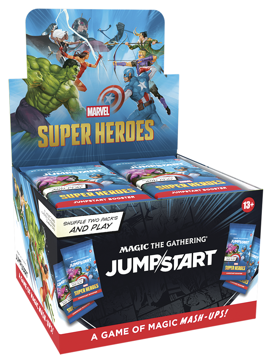 Magic: The Gathering© | Marvel Super Heroes Jumpstart Booster Display