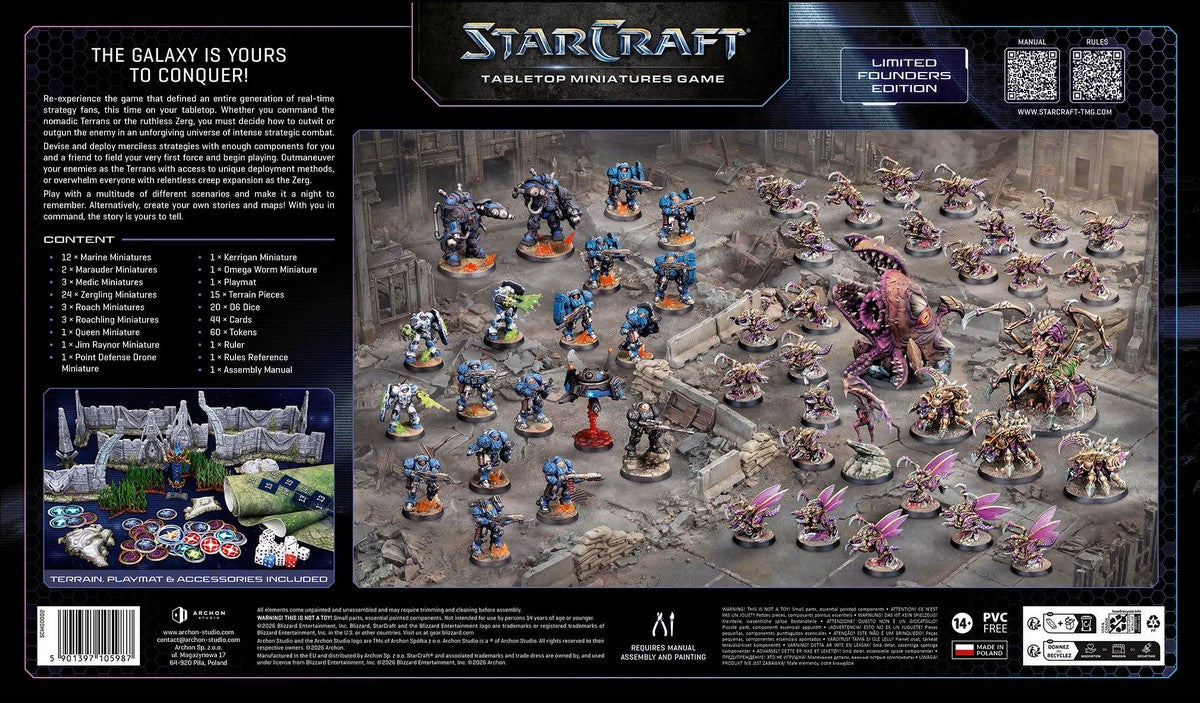 Starcraft: Two Player Starter Set Founders Edition
