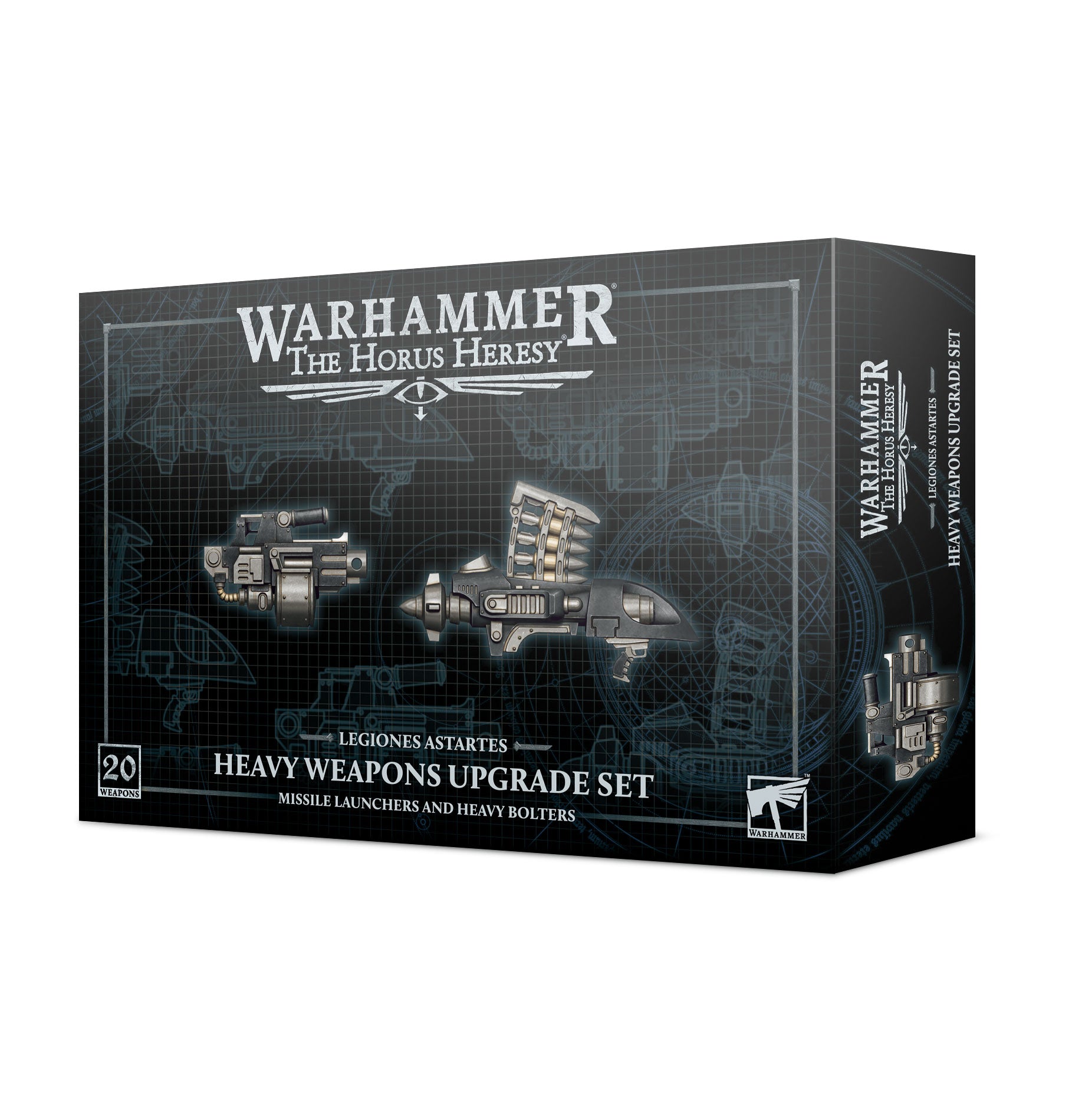 LEGIONES ASTARTES: HEAVY WEAPON UPGRADE SET MISSILE LAUNCHERS AND HEAVY BOLTERS
